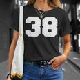 Number 38Ports Jersey Player 38 Fan Front Printarsity Tシャツ 彼女への贈り物