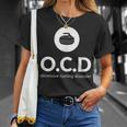 Obsessive Curling Disorder Curler Curling ギフト Tシャツ 彼女への贈り物