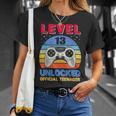 Official Nager 13Th Birthday Level 13 Unlocked Tシャツ 彼女への贈り物