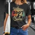 Original 2007Intage Cadeau D'anniversaire Rétro 18 Ans T-Shirt Cadeaux pour elle