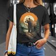 Oso Colorido Paisaje Bosqueidailvestre Animales Amantes Camiseta unisex Regalos para ella