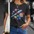 Outta This World かわいい惑星宇宙好き、宇宙飛行士銀河 Tシャツ 彼女への贈り物