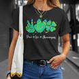 Peace Lovehenaniganst Patrick's Day Green Tie Dye Tシャツ 彼女への贈り物