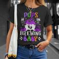 Pops Of The Brewing Baby Dad To Be Halloween T-Shirt Gifts for Her
