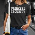 Princess Security Matching Boys Dad Mom Vintage Birthday T-Shirt Gifts for Her