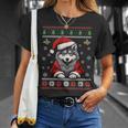 Pull De Noël Moche Loup Pour Adultes Et Enfants T-Shirt Cadeaux pour elle