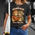 Punch Japanese Monkey Friendship Orangutan Punchkin Punch Tシャツ 彼女への贈り物