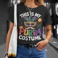 This Is My Purim Costume Jewish Holiday Mask Carnival Party T-Shirt Gifts for Her