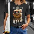 Be Quokka Happy クオッカ・ビー・クオッカ・ハッピー＆クオッカとスマイル Tシャツ 彼女への贈り物