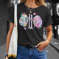 Rein Floral Dialyse Œuf De Pâques Infirmière Technicienne En Dialyse T-Shirt Cadeaux pour elle