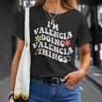 Retro Groovy Imalencia Haciendoalencia Cosas Divertidas Camiseta unisex Regalos para ella
