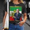 Rey Reza Pahlavi Con Bandera Camiseta unisex Regalos para ella