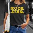 Rocktar ロックスターになるために生まれたギフト Tシャツ 彼女への贈り物