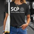 Scpファンデーション-Scp-セキュア・コンテインプロテクト Tシャツ 彼女への贈り物