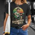 Shamrock And Roll Leprechaun Guitar T-Shirt Gifts for Her