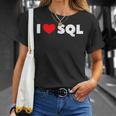 Sql大好き Tシャツ 彼女への贈り物