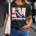 Supermoto スーパーモタード エンデューロ オートバイクロス Tシャツ 彼女への贈り物