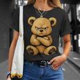 Teddy Bear Angry Teddy Bear Lover Graphic Humor T-Shirt Gifts for Her