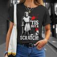Tis But Acratch 面白い 中世の戦士 ユーモア 騎士 Tシャツ 彼女への贈り物
