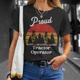 Tractor Operator Shirts Job Title Professions T-Shirt Gifts for Her