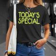 Trendy Neon Greenign Today'special Tシャツ 彼女への贈り物