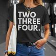 Two Three Four 市外局番 234 アクロン オハイオ州 米国 Tシャツ 彼女への贈り物