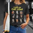 Types Of Cat Loaf Cute Kitten Kawaii Cats Cat Lover Tシャツ 彼女への贈り物