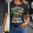 Velociraptor Is My Spirit Animal For Dino Enthusiasts T-Shirt Gifts for Her