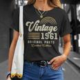 Vintage 1961 オリジナルパーツ 65歳の誕生日 Tシャツ 彼女への贈り物