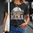 Vintage Baseball Mama Game Day Baseball Season Sports Mom T-Shirt Gifts for Her