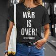 War Is Over If You Want It 長袖tシャツ Tシャツ 彼女への贈り物
