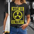 What Do U Want 原子力エンジニア Tシャツ 彼女への贈り物