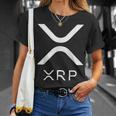 Xrp リップルアルトコイン暗号通貨支払いプロトコル通貨 Tシャツ 彼女への贈り物