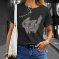 ねこシャー黒猫ver Tシャツ 彼女への贈り物