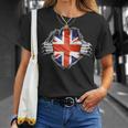 イギリス 愛国心 イギリス国旗 ユニオンジャック イギリス帝国 Tシャツ 彼女への贈り物