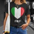 イタリア国旗シャツ Tシャツ 彼女への贈り物