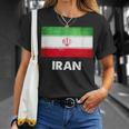 イラン国旗tシャツ Tシャツ 彼女への贈り物