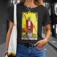 オリジナルrider Waite Deckからのマジシャンビンテージタロットカード Tシャツ 彼女への贈り物