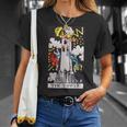 オリジナルのrider Waite Deckからのタワービンテージタロットカード Tシャツ 彼女への贈り物