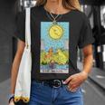 オリジナルのrider Waite Deckのムーンヴィンテージタロットカード。 長袖tシャツ Tシャツ 彼女への贈り物