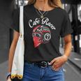 オートバイ カフェレーサー モータースポーツギフト 長袖tシャツ Tシャツ 彼女への贈り物
