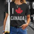 カナダ お土産 I Love Canada Tシャツ 彼女への贈り物
