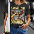 カネロニ・ドラゴニ イタリアン ブレイン モンスターズ Ai パスタドラゴン Tシャツ 彼女への贈り物