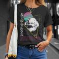 カール・マルクス 共産主義 共産主義 ヴェイパーウェーブ 美学 レトロ 80年代 Tシャツ 彼女への贈り物