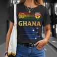 ガーナ サッカージャージ ガーナ国旗 サッカー愛好家 Tシャツ 彼女への贈り物