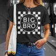 キッズ Big Brother シャツ 男の子 幼児 Big Bro アナウンスメント チェック Tシャツ 彼女への贈り物