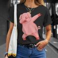 キッズ ダビングピグレット 服 ダブ ダンス 衣装 農家 ギフト 豚 Tシャツ 彼女への贈り物