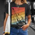 クレーン オペレーター 重機 おもしろい 建設 クレーン Tシャツ 彼女への贈り物