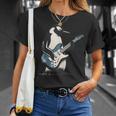 クールなペンギン ギターを弾く 音楽愛好家 ペンギン ギター 面白い Tシャツ 彼女への贈り物