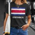 コスタリカ国旗tシャツ Tシャツ 彼女への贈り物